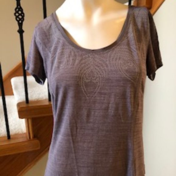 Lululemon cap sleeve Top light Mauve size M